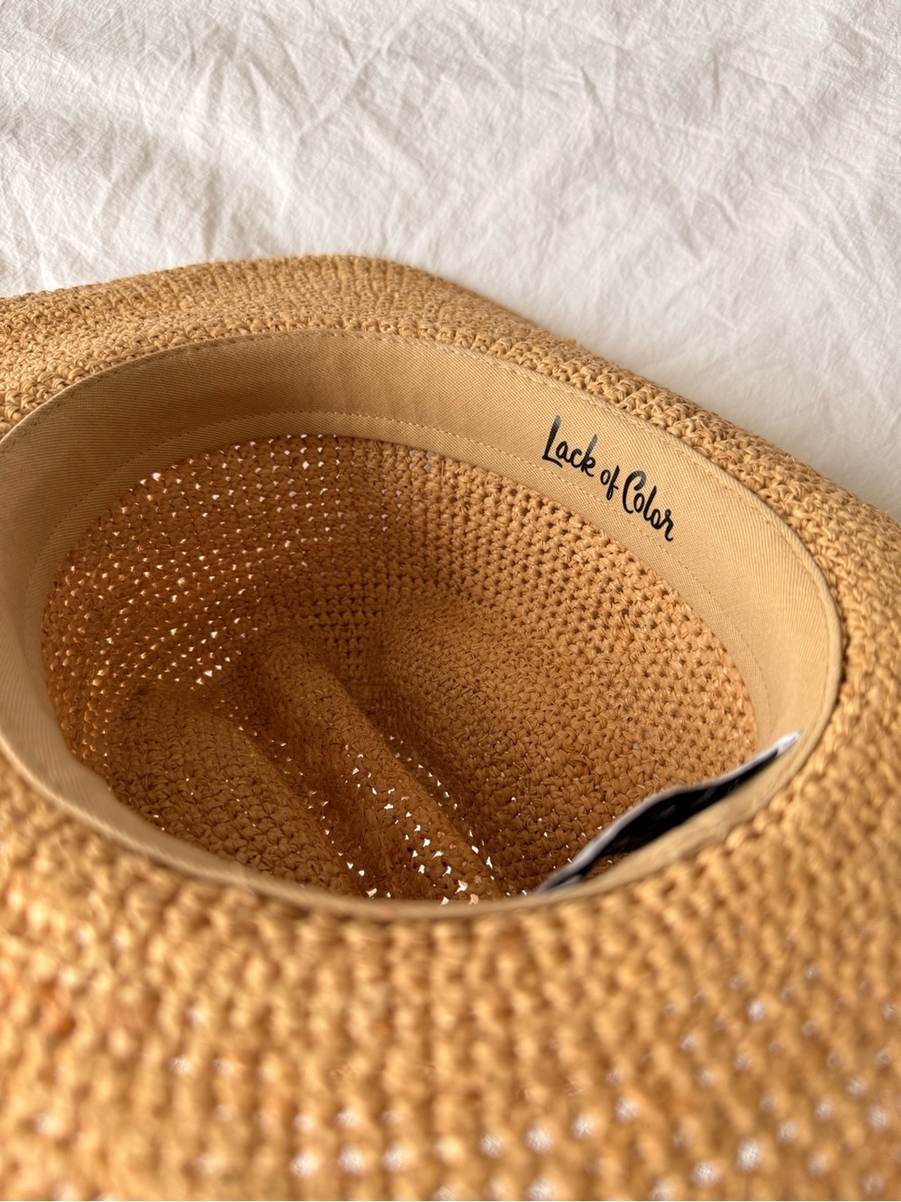 Lack of Color Woven Straw Cowboy Hat in Natural Tan - Picture 6 of 7